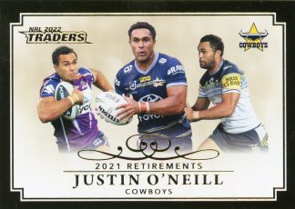 2022 NRL Traders Retirements - R09 Justin O'Neill North QLD Cowboys