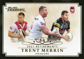 2022 NRL Traders Retirements - R12 Trent Merrin St George Dragons