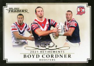 2022 NRL Traders Retirements - R13 Boyd Cordner Sydney Roosters