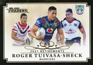 2022 NRL Traders Retirements - R17 Roger Tuivasa-Sheck Warriors