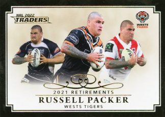 2022 NRL Traders Retirements - R18 Russell Packer Wests Tigers