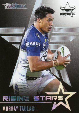 2022 NRL Traders Rising Stars Parallel - RSP09 Murray Taulagi North QLD Cowboys