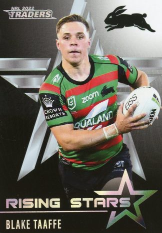 2022 NRL Traders Rising Stars Parallel - RSP12 Blake Taaffe South Sydney Rabbitohs