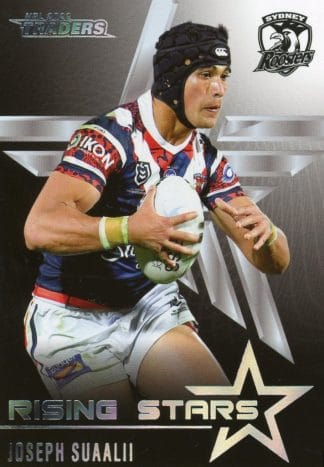 2022 NRL Traders Rising Stars Parallel - RSP14 Joseph Suaalii Sydney Roosters