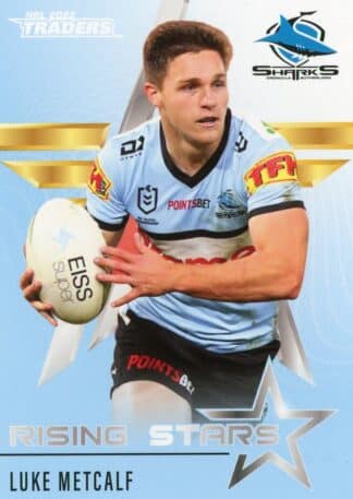2022 NRL Traders Rising Stars - RS10 Luke Metcalf Cronulla Sharks