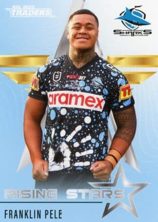 2022 NRL Traders Rising Stars - RS11 Franklin Pele Cronulla Sharks