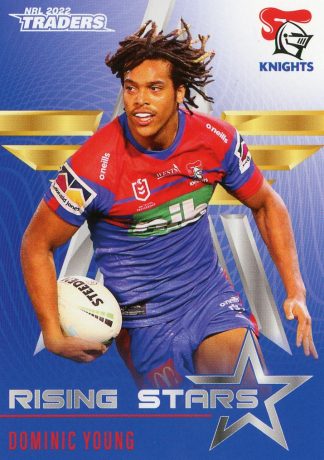 2022 NRL Traders Rising Stars - RS24 Dominic Young Newcastle Knights