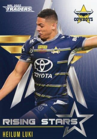 2022 NRL Traders Rising Stars - RS26 Heilum Luki North QLD Cowboys