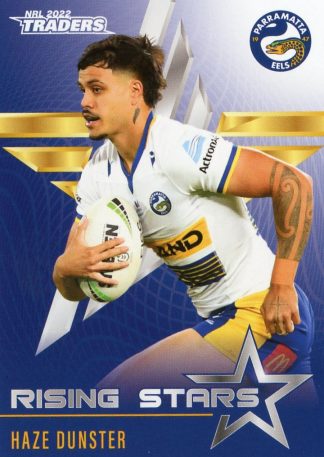 2022 NRL Traders Rising Stars - RS28 Haze Dunster Parramatta Eels