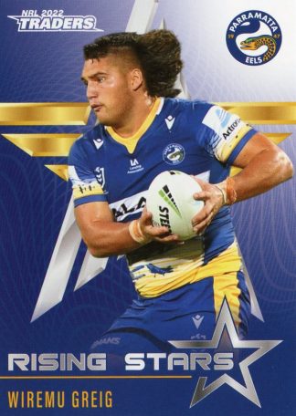 2022 NRL Traders Rising Stars - RS29 Wiremu Greig Parramatta Eels