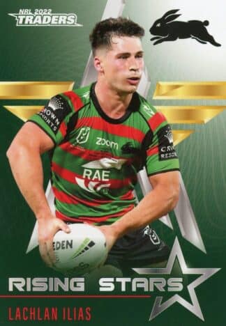 2022 NRL Traders Rising Stars - RS34 Lachlan Ilias South Sydney Rabbitohs
