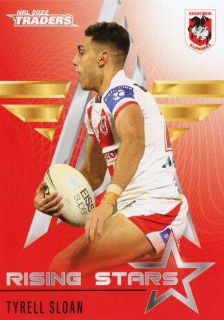 2022 NRL Traders Rising Stars - RS38 Tyrell Sloan St George Dragons