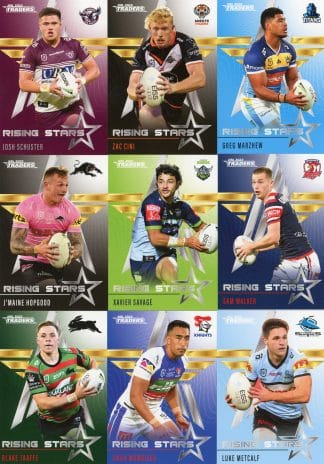 2022 NRL Traders Rising Star Set - Full Set 48 Cards