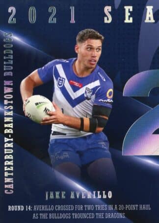 2022 NRL Traders Season To Remember - SR07 Jake Averillo Canterbury Bulldogs