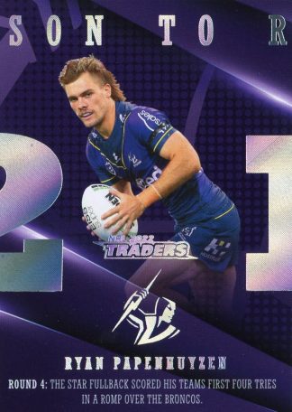 2022 NRL Traders Season To Remember - SR20 Ryan Papenhuyzen Melbourne Storm