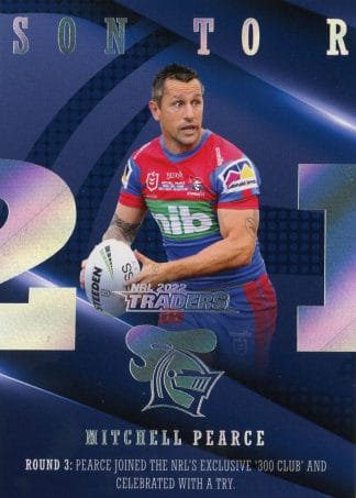 2022 NRL Traders Season To Remember - SR23 Mitchell Pearce Newcastle Knights