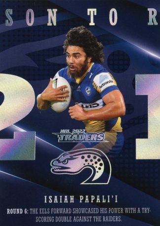 2022 NRL Traders Season To Remember - SR29 Isaiah Papali'i Parramatta Eels
