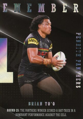 2022 NRL Traders Season To Remember - SR33 Brian To'o Penrith Panthers