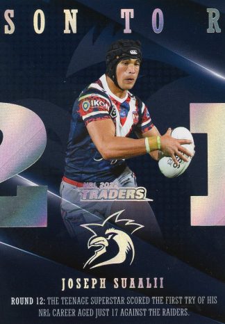 2022 NRL Traders Season To Remember - SR41 Joseph Suaalii Sydney Roosters