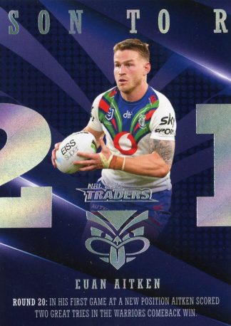 2022 NRL Traders Season To Remember - SR44 Euan Aitken Warriors