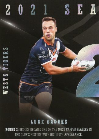 2022 NRL Traders Season To Remember - SR46 Luke Brooks Wests Tigers
