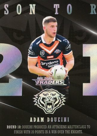 2022 NRL Traders Season To Remember - SR47 Adam Doueihi Wests Tigers