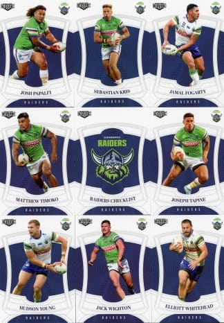 2023 NRL Elite Base Team Set - Canberra Raiders