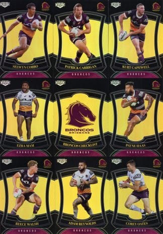 2023 NRL Elite Pearl Special Team Set - Brisbane Broncos
