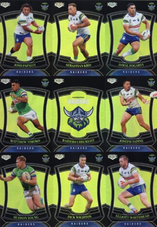 2023 NRL Elite Pearl Special Team Set - Canberra Raiders