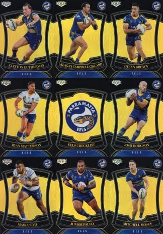 2023 NRL Elite Pearl Special Team Set - Parramatta Eels