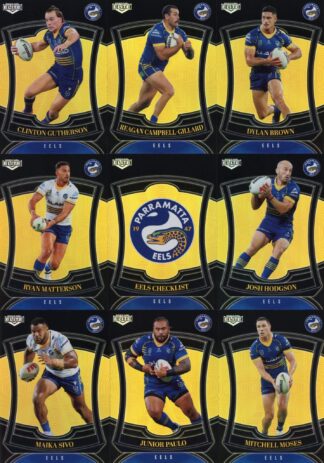 2023 NRL Elite Pearl Special Team Set - Parramatta Eels
