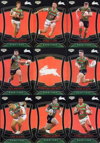 2023 NRL Elite Pearl Special Team Set - South Sydney Rabbitohs