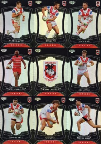 2023 NRL Elite Pearl Special Team Set - St George Dragons