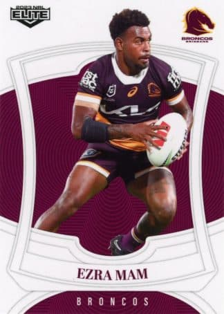 2023 NRL Elite Common Card - Base 006 Ezra Mam Brisbane Broncos