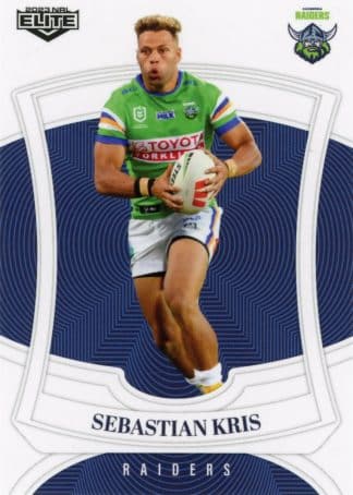 2023 NRL Elite Common Card - Base 012 Sebastian Kris Canberra Raiders