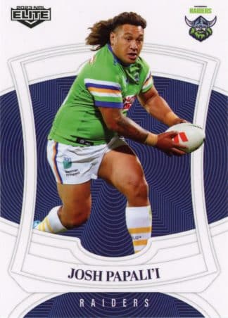 2023 NRL Elite Common Card - Base 013 Josh Papali'i Canberra Raiders