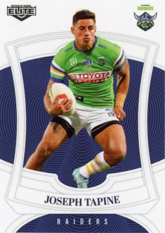 2023 NRL Elite Common Card - Base 014 Joseph Tapine Canberra Raiders