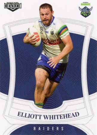 2023 NRL Elite Common Card - Base 016 Elliott Whitehead Canberra Raiders