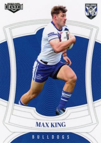 2023 NRL Elite Common Card - Base 025 Max King Canterbury Bulldogs