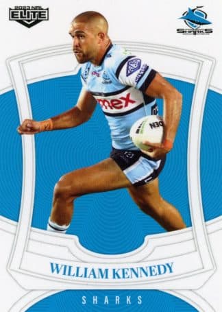 2023 NRL Elite Common Card - Base 031 William Kennedy Cronulla Sharks