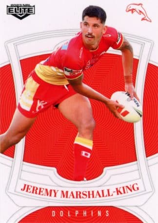 2023 NRL Elite Common Card - Base 043 Jeremy Marshall-King Dolphins