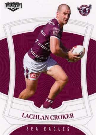 2023 NRL Elite Common Card - Base 057 Lachlan Croker Manly Sea Eagles