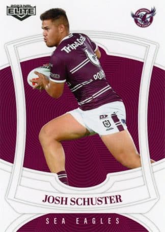 2023 NRL Elite Common Card - Base 061 Josh Schuster Manly Sea Eagles