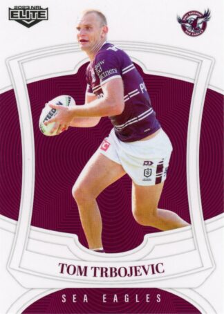 2023 NRL Elite Common Card - Base 063 Tom Trbojevic Manly Sea Eagles