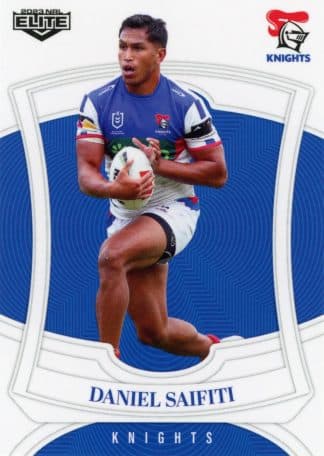 2023 NRL Elite Common Card - Base 079 Daniel Saifiti Newcastle Knights