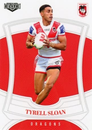 2023 NRL Elite Common Card - Base 124 Tyrell Sloan St George Illawarra Dragons