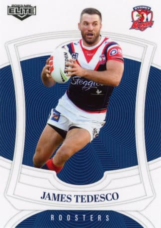 2023 NRL Elite Common Card - Base 133 James Tedesco Sydney Roosters