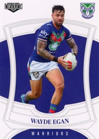 2023 NRL Elite Common Card - Base 138 Wayde Egan Warriors