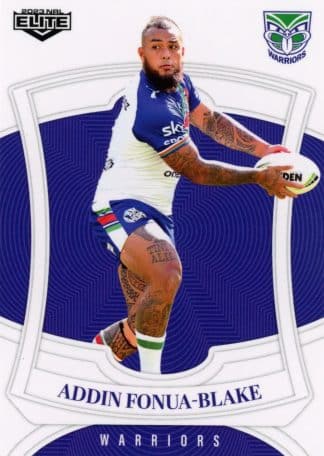 2023 NRL Elite Common Card - Base 139 Addin Fonua-Blake Warriors