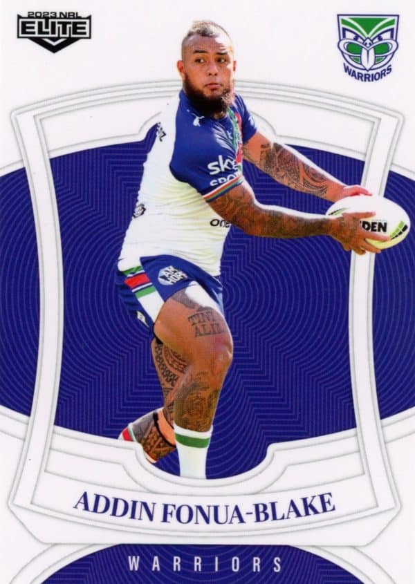2023 NRL Elite Common Card - Base 139 Addin Fonua-Blake Warriors